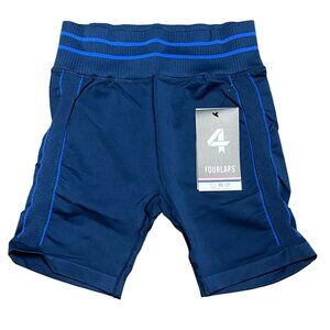 4 Fourlaps Aero Seamless Short 5" Midnight XS/S Blue Workout Fitness NWT‎ $68
